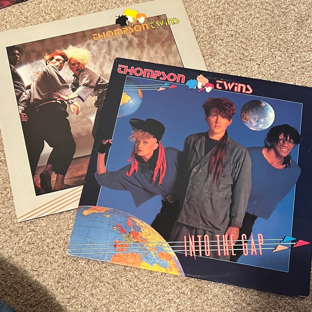 Thompson Twins Vinyl Record Set / Into the Gap & Side Kicks